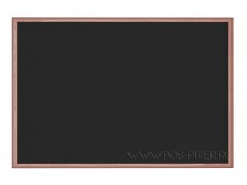 Меловые немагнитные доски, деревянная лакированная рамка 20 мм, POS-Piter
