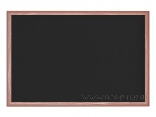 Меловые немагнитные доски, деревянная лакированная рамка 30 мм, POS-Piter