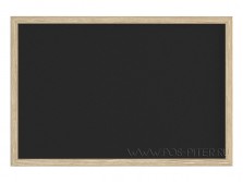 Меловые немагнитные доски, деревянная неокрашенная рамка 30 мм, POS-Piter Эконом