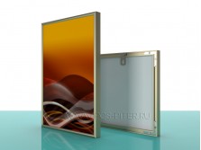 Алюминиевые рамки настенные из профиля Nielsen №2 - матовое золото