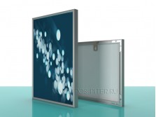 Алюминиевые рамки настенные из профиля Nielsen №2 - матовое серебро