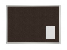 Текстильные доски коричневые, настенные, POS-Piter, ширина профиля 3 см