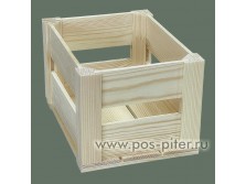 Деревянный ящик из сосны 125х150х200 мм