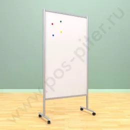 Напольный магнитный, неразборный стенд, доска (ВхШ) 150х90 см