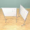 Напольный магнитный, разборный стенд, доска (ВхШ) 100х120 см. Ноги: АЛЮМИНИЙ