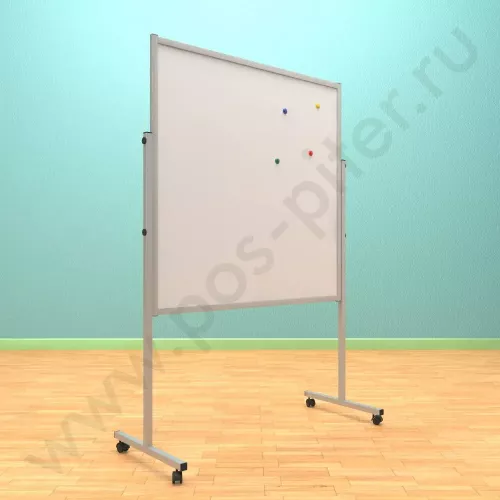 Напольный магнитный, разборный стенд, доска (ВхШ) 120х120 см. Ноги: МЕТАЛЛ