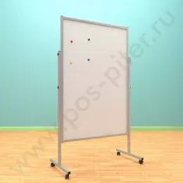 Напольный магнитный, разборный стенд, доска (ВхШ) 150х100 см. Ноги: МЕТАЛЛ