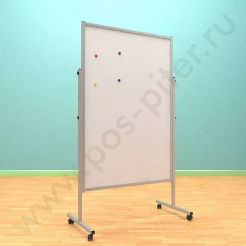 Напольный магнитный, разборный стенд, доска (ВхШ) 150х100 см. Ноги: МЕТАЛЛ
