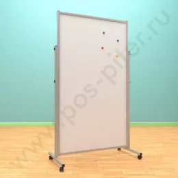 Напольный магнитный, разборный стенд, доска (ВхШ) 180х100 см. Ноги: МЕТАЛЛ