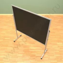 Меловой, двухсторонний, мобильный, напольный, стенд (ВхШ) 120*150 см