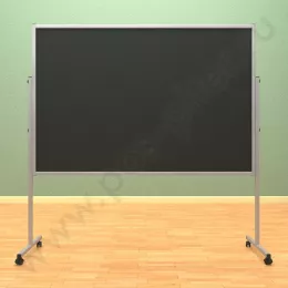 Меловой, двухсторонний, мобильный, напольный, стенд (ВхШ) 120*180 см