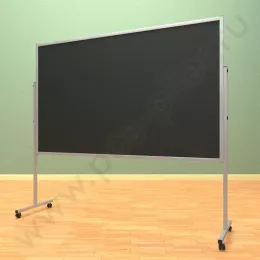 Меловой, двухсторонний, мобильный, напольный, стенд (ВхШ) 120*200 см
