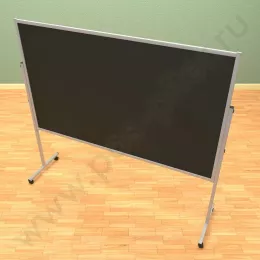 Меловой, двухсторонний, мобильный, напольный, стенд (ВхШ) 120*200 см