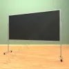 Меловой, двухсторонний, мобильный, напольный, стенд (ВхШ) 120*240 см
