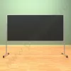 Меловой, двухсторонний, мобильный, напольный, стенд (ВхШ) 120*260 см