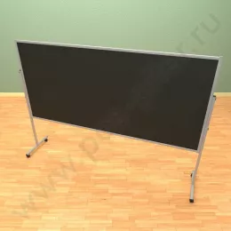 Меловой, двухсторонний, мобильный, напольный, стенд (ВхШ) 120*260 см