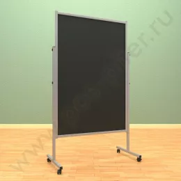 Меловой, двухсторонний, мобильный, напольный, стенд (ВхШ) 150*100 см