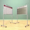 Мобильный информационный стенд с дверцей, 10 карманов А-4