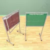 Мобильный информационный стенд с дверцей, 8 карманов А-4