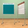 Мобильный разборный стенд с карманами, 8 шт. формата А-4. Ноги: АЛЮМИНИЙ