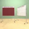 Мобильный разборный стенд с карманами, 18 шт. формата А-4. Ноги: МЕТАЛЛ