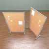 Напольный пробковый, разборный стенд, доска (ВхШ) 180х100 см. Ноги: АЛЮМИНИЙ