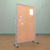 Напольный пробковый, разборный стенд, доска (ВхШ) 180х100 см. Ноги: АЛЮМИНИЙ