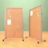 Напольный пробковый, разборный стенд, доска (ВхШ) 180х100 см. Ноги: МЕТАЛЛ