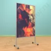 Напольный информационный стенд, для большого плаката (ВхШ) 1500х1000 мм