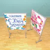 Рекламный напольный неразборный стенд, доска (ВхШ) 120х120 см