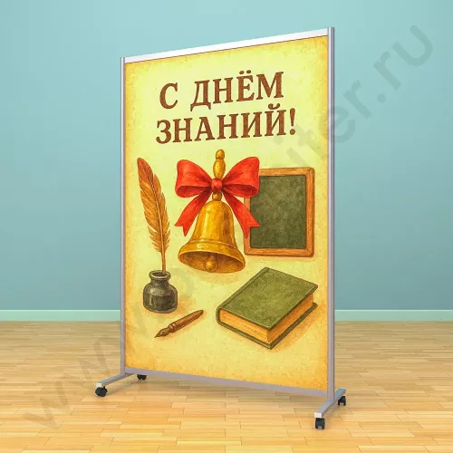 Рекламный напольный неразборный стенд, доска (ВхШ) 180х120 см