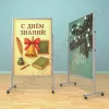 Рекламный разборный стенд, ноги металл, доска (ВхШ) 150х100 см