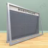 Информационный стенд с дверцей, с карманами на 10 листов А-4, петли сверху