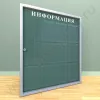Информационный стенд с дверцей, с карманами на 12 листов А-4