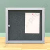 Тканевый информационный стенд с дверцей на 2 листа А4
