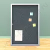 Тканевый информационный стенд с дверцей на 9 листов А4