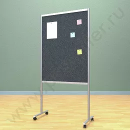 Напольный тканевый, неразборный стенд, доска (ВхШ) 120х90 см