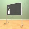 Напольный тканевый, разборный стенд, доска (ВхШ) 100х150 см. Ноги: МЕТАЛЛ