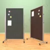 Напольный тканевый, разборный стенд, доска (ВхШ) 180х100 см. Ноги: МЕТАЛЛ