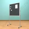 Напольный тканевый, разборный стенд, доска (ВхШ) 100х100 см. Ноги: АЛЮМИНИЙ